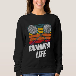 Sudadera Partido de jugador de equipo de vida de bádminton