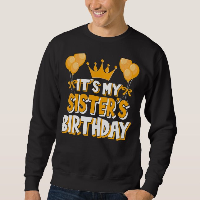 Sudadera Partido familiar de celebración de cumpleaños de m (Anverso)