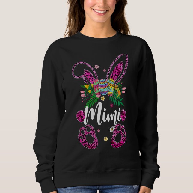Sudadera Partido familiar Mimi Bunny Eggs de Pascua (Anverso)
