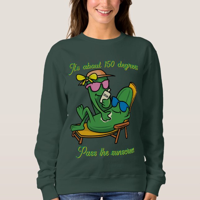 Sudadera Pasa el protector solar (Anverso)