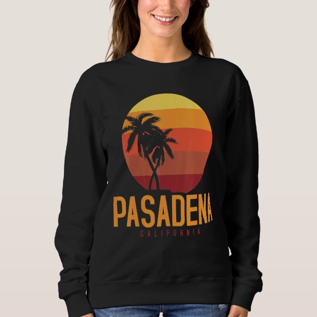 Sudadera Pasadena California Retro (Anverso)