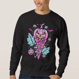 Sudadera Pasado espeluznante de Halloween Pastel Creepy Hel