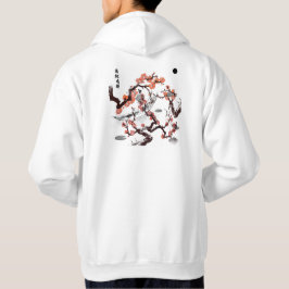 Sudadera Pasaje de agua - Barquero y grulla japonesa