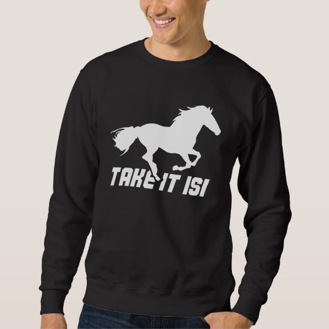 Sudadera Pasajero De Caballos Se Lo Lleva Isi (Anverso)