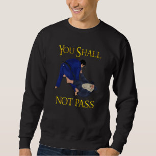 Sudadera Pasando la Guardia de BJJ No pasarás Jiu Brasileño