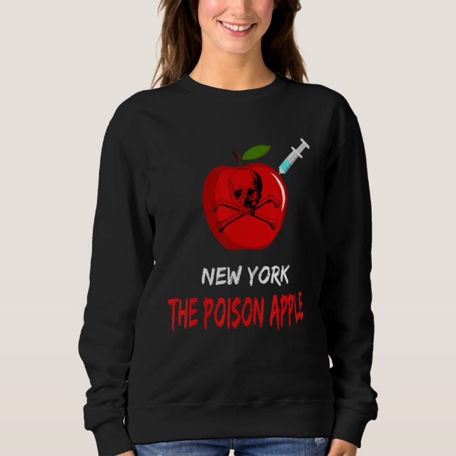 Sudadera Pasaporte Anti Vaccine New York Cross Bones And Ap (Anverso)