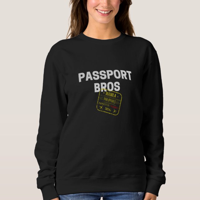 Sudadera Pasaporte Bros Filipinas Sello (Anverso)