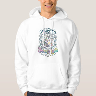 Sudadera Pasaporte de Unicornio a Tierra de Unicornios Fond