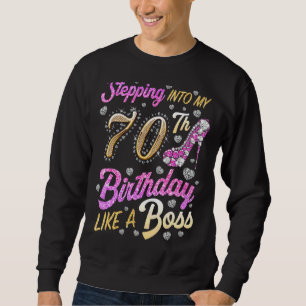 Sudadera Pasar a mi 70º cumpleaños como jefe 70 años