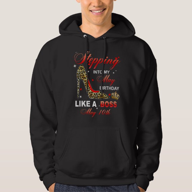 Sudadera Pasar a mi décimo cumpleaños como jefe (Anverso)