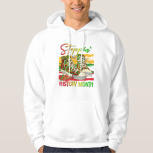 Sudadera Pasar al negro mes de la historia negro negro
