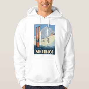 Sudadera Pasar el día esquiando la cosecha
