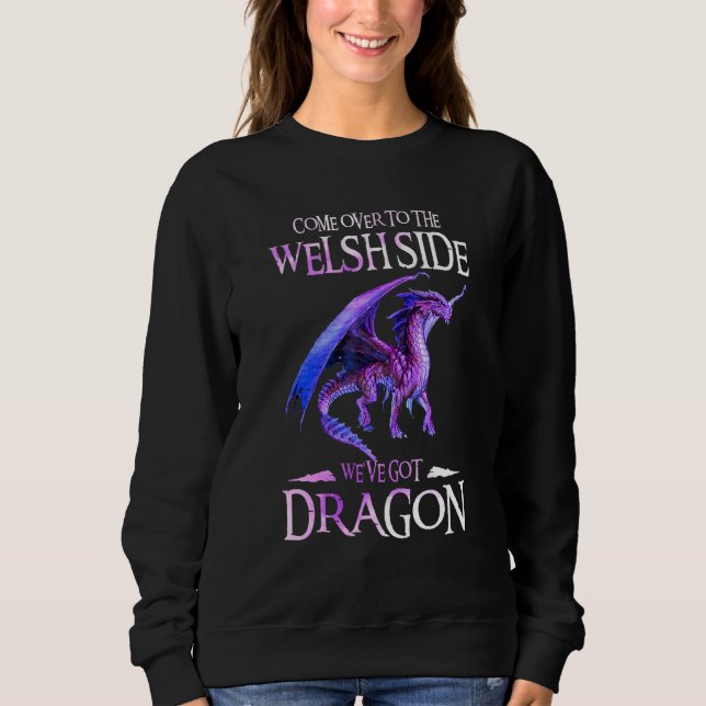 Sudadera Pasar por los niños dragones del lado galés (Anverso)