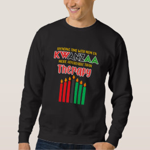 Sudadera Pasar tiempo con mamá en el mes africano de Kwanza