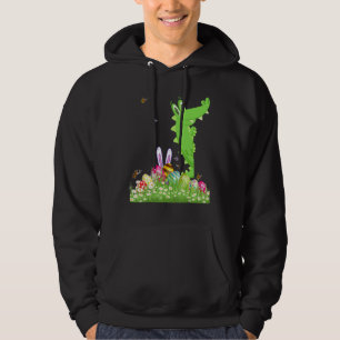 Sudadera Pascua Cocodrilo conejo huetero Costume coligador 