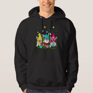 Sudadera Pascua divertida con mis gnomies feliz huevo de Pa