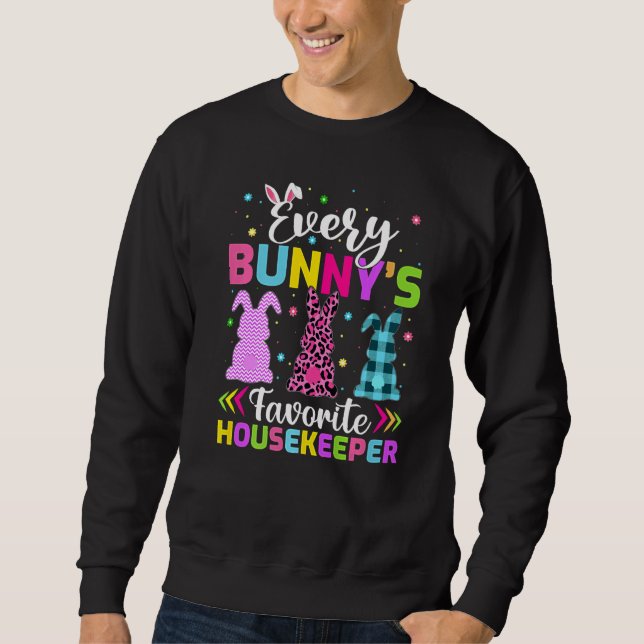 Sudadera Pascua favorita de cada conejo (Anverso)