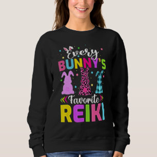 Sudadera Pascua favorita de Reiki para todos los conejos
