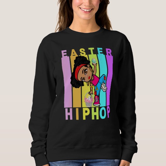 Sudadera Pascua Hip Hop Dance Love Dab Holiday Divertidos n (Anverso)
