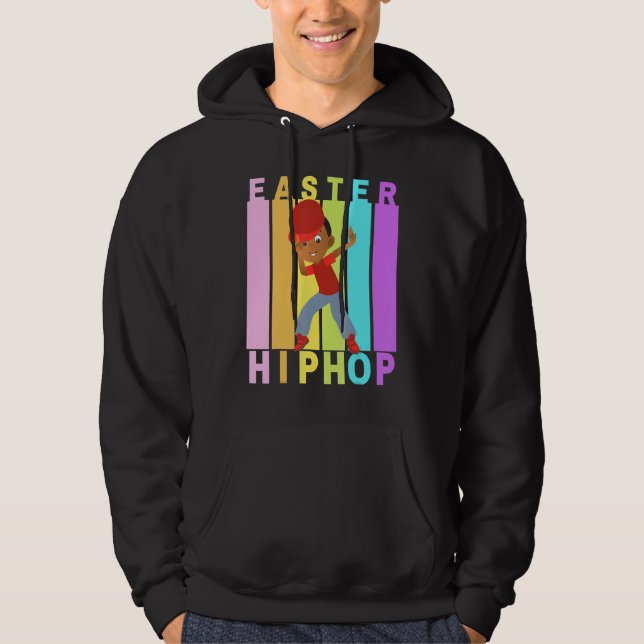 Sudadera Pascua Hip Hop Dance Love Dab Holiday Divertidos n (Anverso)