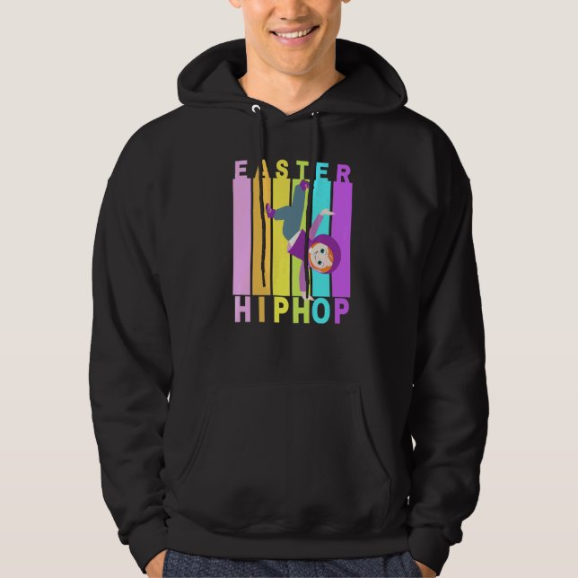 Sudadera Pascua Hip Hop Dance Love Dab Holiday Divertidos n (Anverso)