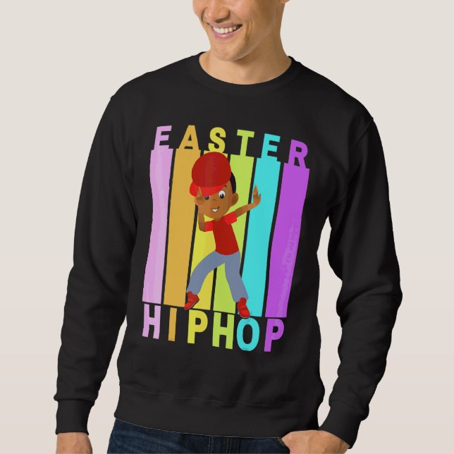 Sudadera Pascua Hip Hop Dance Love Dab Holiday Divertidos n (Anverso)