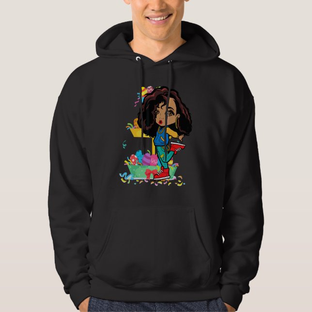 Sudadera Pascua Hip Hop Dance Love Dab Holiday Divertidos n (Anverso)