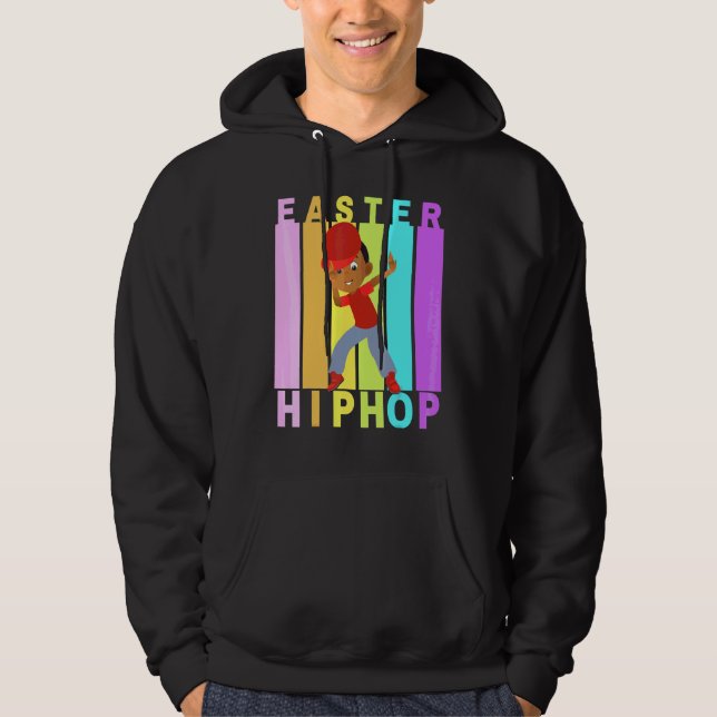 Sudadera Pascua Hip Hop Dance Love Dab Holiday Divertidos n (Anverso)