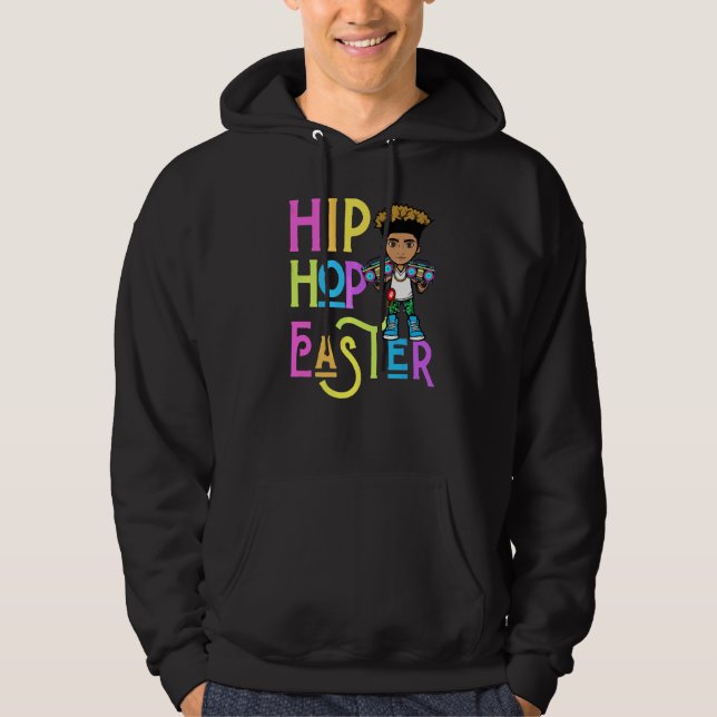 Sudadera Pascua Hip Hop Dance Love Dab Holiday Divertidos n (Anverso)