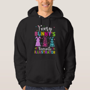 Sudadera Pascua Ilustradora Favorita de cada conejito
