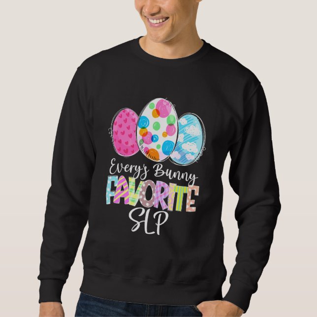Sudadera Pascua: todos los conejitos son profesores favorit (Anverso)
