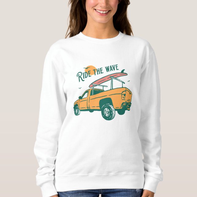 Sudadera Pasear por la ola (Anverso)