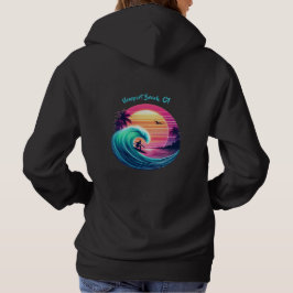 Sudadera Pasear por la ola al atardecer