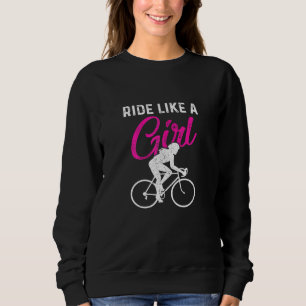 Sudadera Paseo Como Un Ciclista Chica Del Mtb