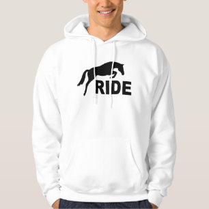 Sudadera PASEO con el caballo de salto (negro)