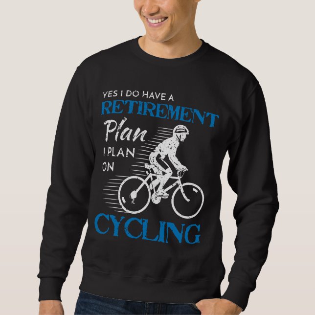 Sudadera Paseo de ciclo de la bici de la bicicleta del plan (Anverso)