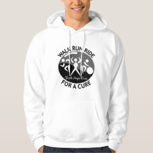 Sudadera Paseo del funcionamiento del paseo del cáncer de