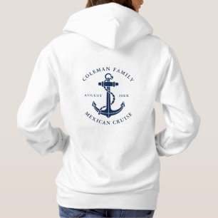 Sudadera Paseo en barco de la familia del ancla náutica per