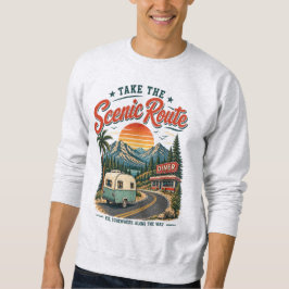 Sudadera Paseo en Camioneta Vintage por la Ruta Escénica