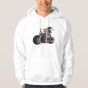 Sudadera Paseo en motocicleta de perezoso espeluznante dive