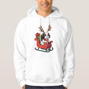 Sudadera Paseo en trineo de Santa del Shih Tzu
