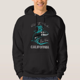 SUDADERA PASEO QUE PRACTICA SURF DE CALIFORNIA LAS ONDAS