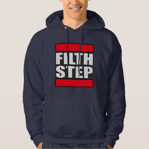 Sudadera Paso asqueroso de la copia de la inmundicia de