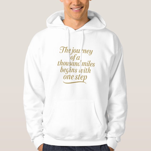 Sudadera Paso de oro hacia adelante (Anverso)