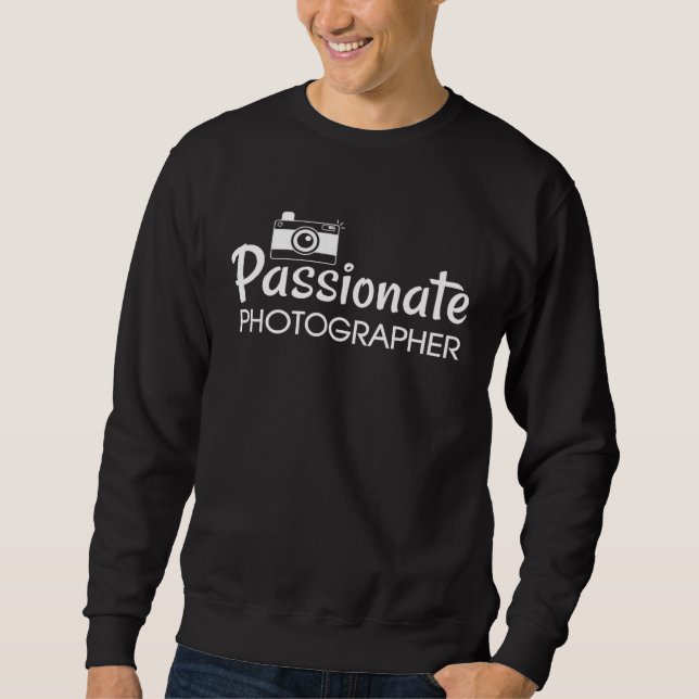 Sudadera Passionate Photographer Camera Photography (Anverso)