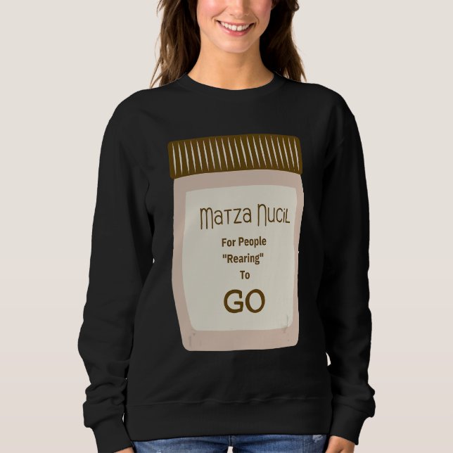 Sudadera Passover Matza Nucil Pesach (Anverso)
