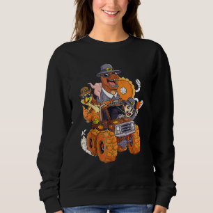 Sudadera Pastel de pavo de Acción de Gracias Peregrino Rex