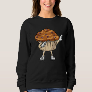 Sudadera Pastel de tarta de Dabbing Muffin Dab Niños Chicas