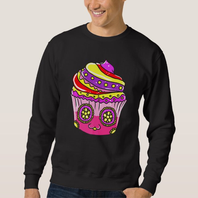 Sudadera Pastel de tarta dulce Baker Pastry Chef Cumpleaños (Anverso)