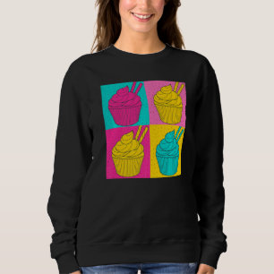 Sudadera Pastel de tarta Dulces de postre de carne Tentempi